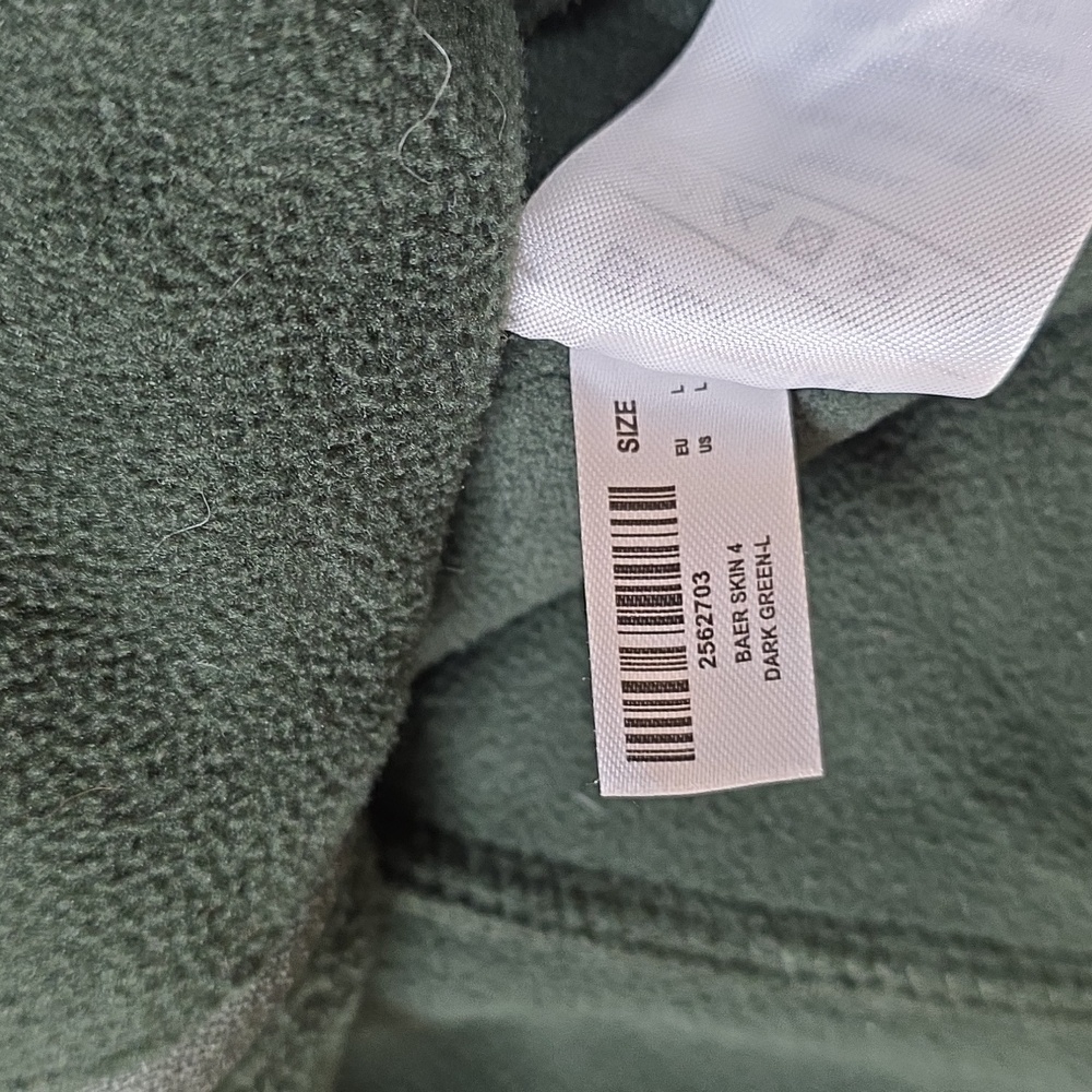 Baerskin Tactical Supply Bearskin 4 Performance ZipUp Fleece Hoodie Green Sz Lg - Picture 15 of 16